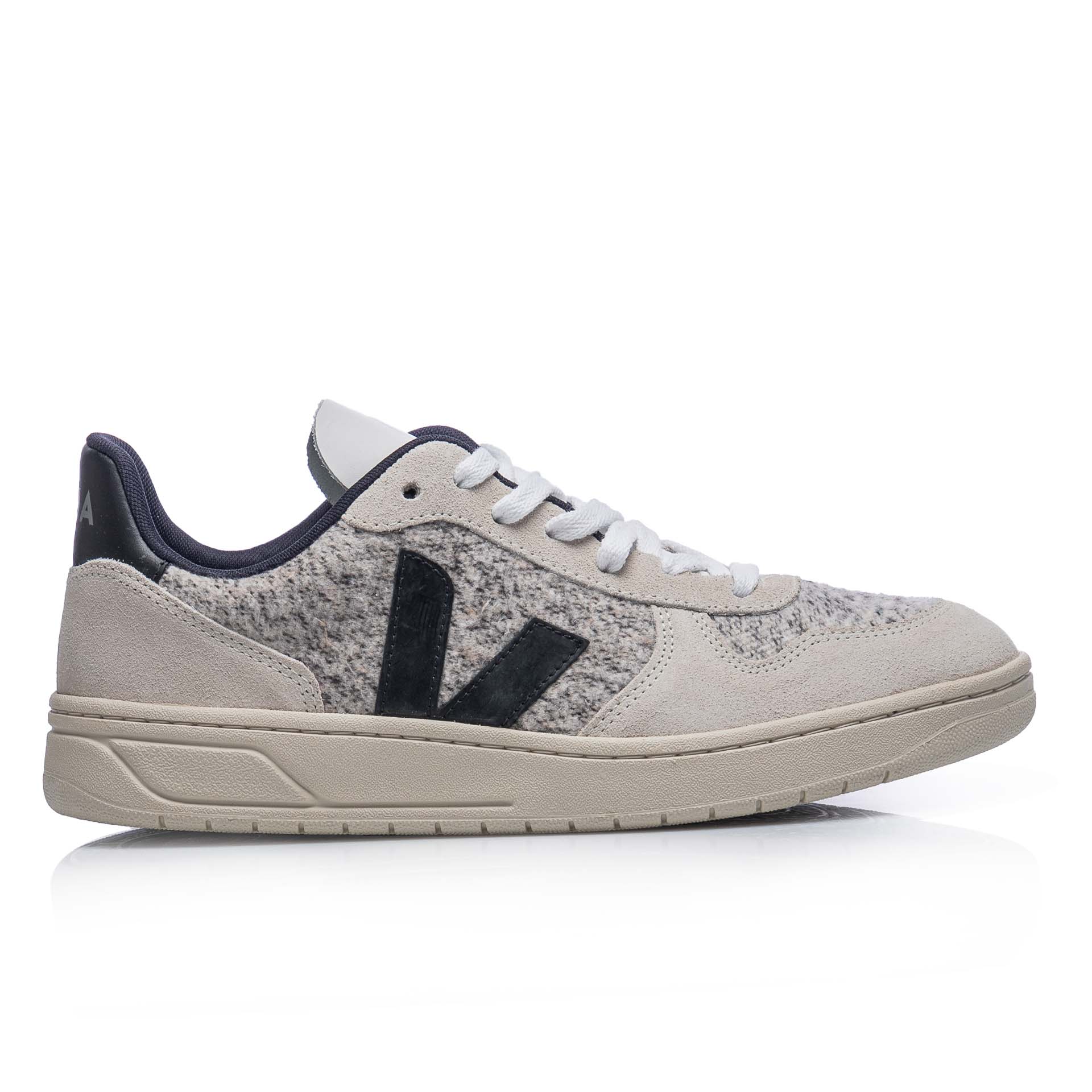 Veja v1 flannel 2025 snow natural black